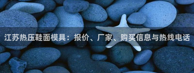 易倍达科技有限公司代运营：江苏热压鞋面模具：报价、厂家、