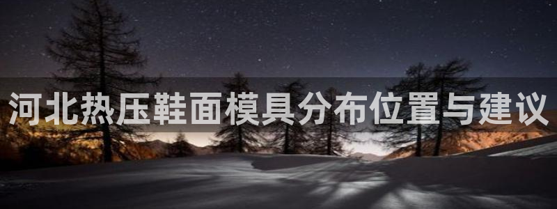 易倍申服用方法：河北热压鞋面模具分布位置与建议
