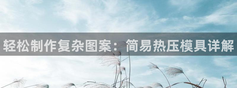 emc全站易倍：轻松制作复杂图案：简易热压模具详解